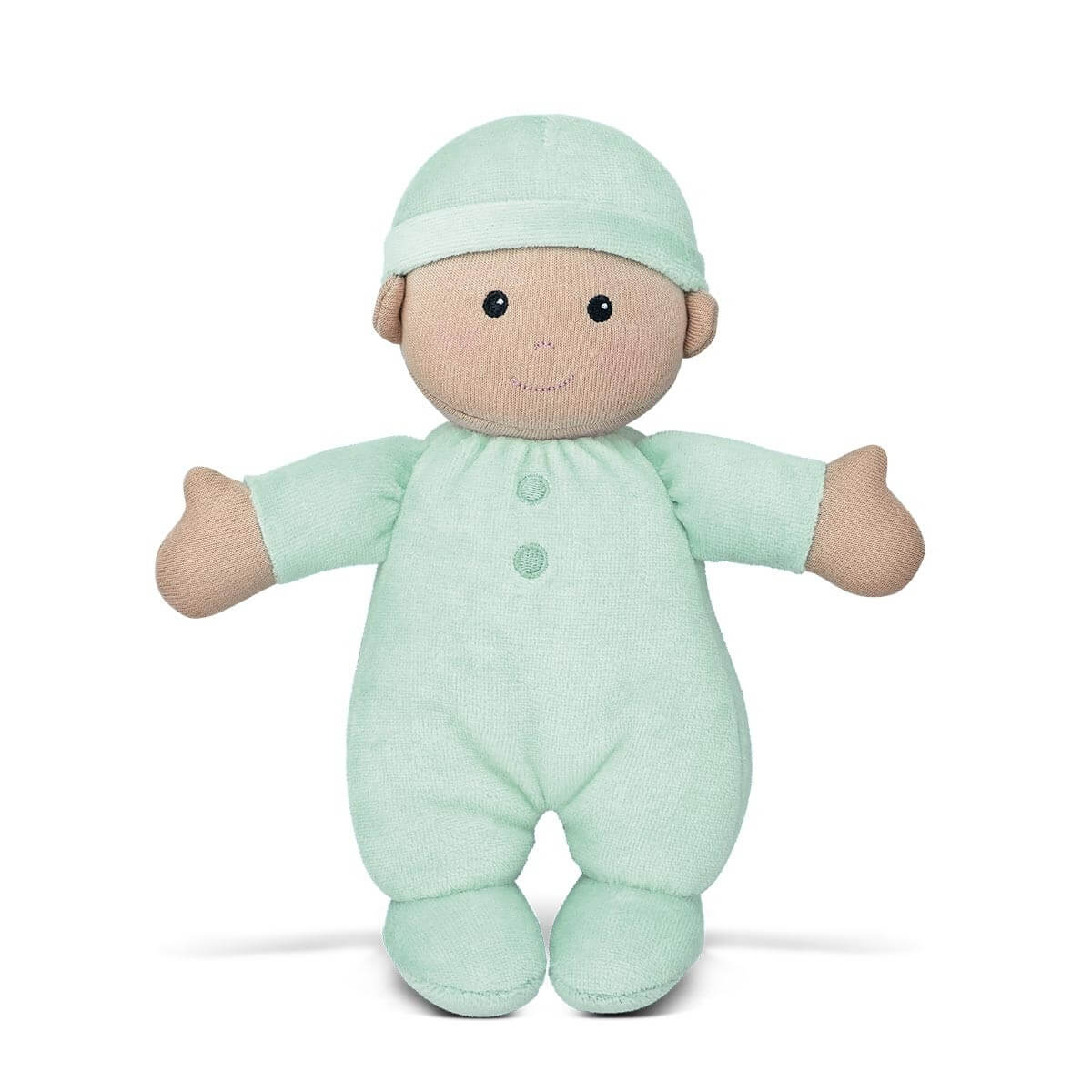 Organic First Baby Doll - Apple Park in Blue, Cream, Mint, Pink - Picture 9 of 10