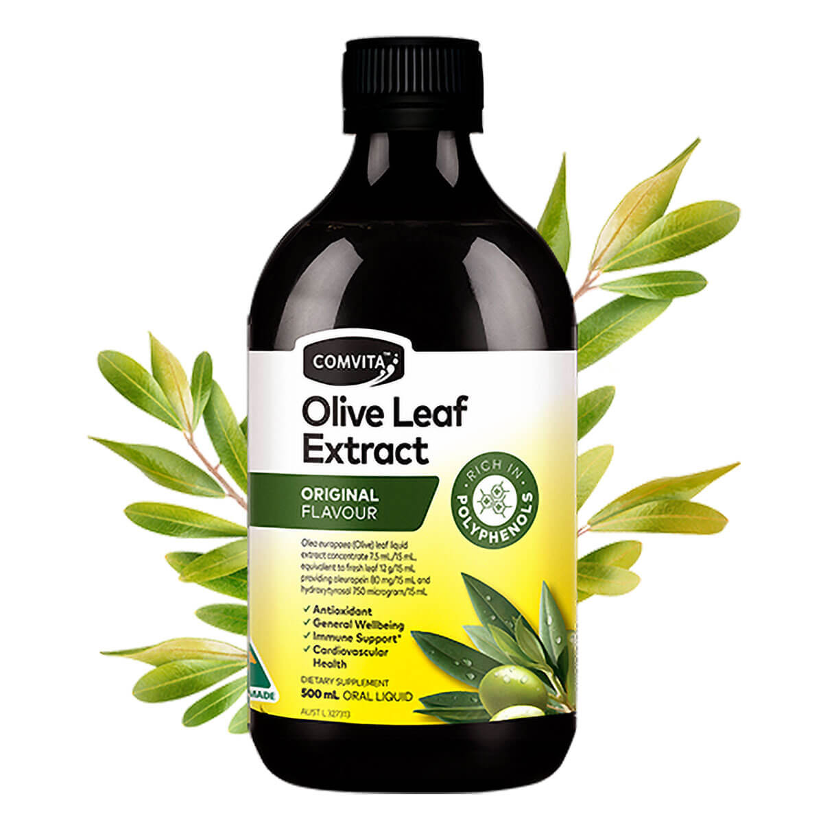 Olive Leaf Extract - Original Flavour - Comvita - Picture 2 of 8