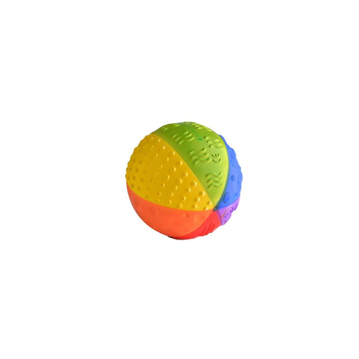 Rainbow Sensory Ball 100 natural rubber CaaOcho Collection Nature s Wonderland