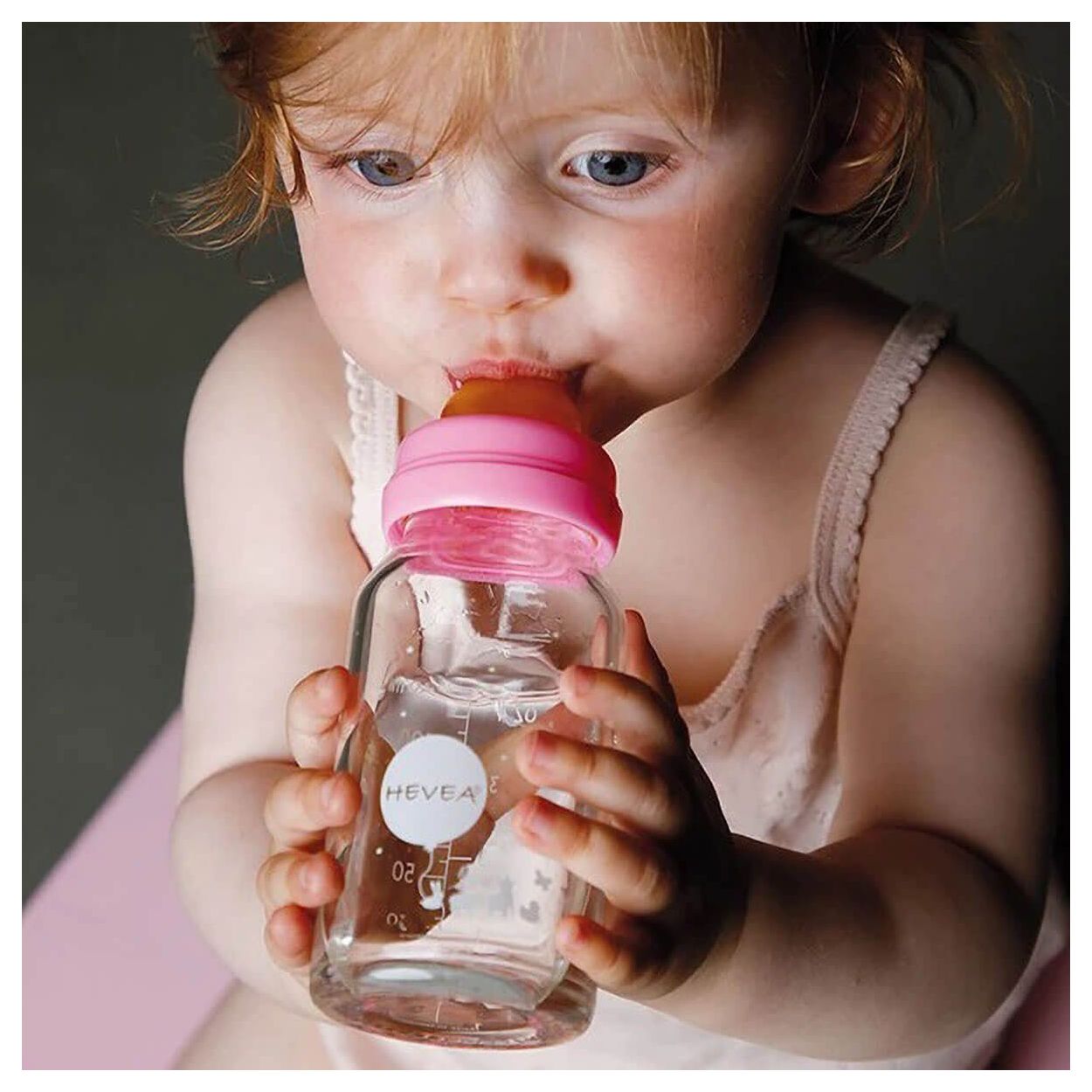 Baby Feeding Bottle Hevea Baby Glass Bottle Glass Bottle, 120ml