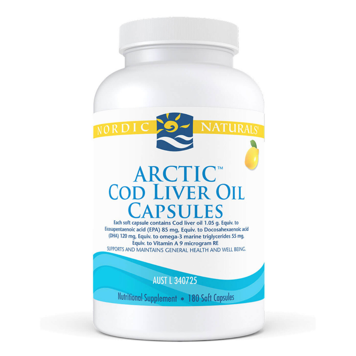Arctic Cod Liver Oil - Lemon Flavour - Nordic Naturals - Picture 7 of 9