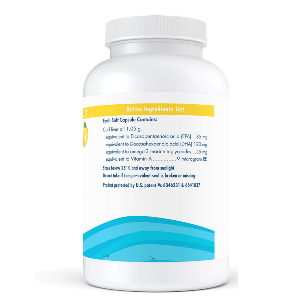 Arctic Cod Liver Oil - Lemon Flavour - Nordic Naturals - Picture 8 of 9