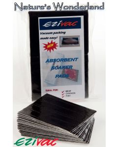 Absorbent Soaker Pads - pack of 50 - Ezivac Vacuum Packing