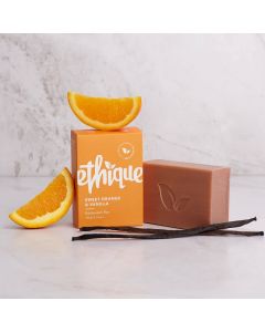 Sweet Orange & Vanilla Solid Bodywash Bar - 120g - Ethique