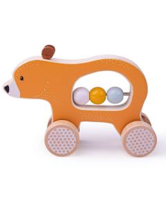 Push Along Bear - 100% FSC® Certified - Bigjigs Toys