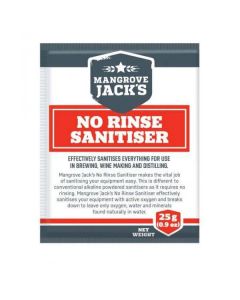 No Rinse Sanitiser - 25g - Mangrove Jack's