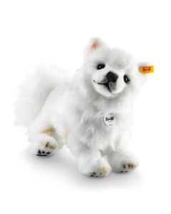 Silvo Dog - Steiff Stuffed Animal - White, 34cm