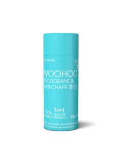 Surf Deodorant & Anti-Chafe Stick - Regular Strength - 60g - Woohoo Body